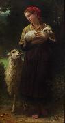 Adolphe William Bouguereau The Shepherdess (mk26) oil painting picture wholesale